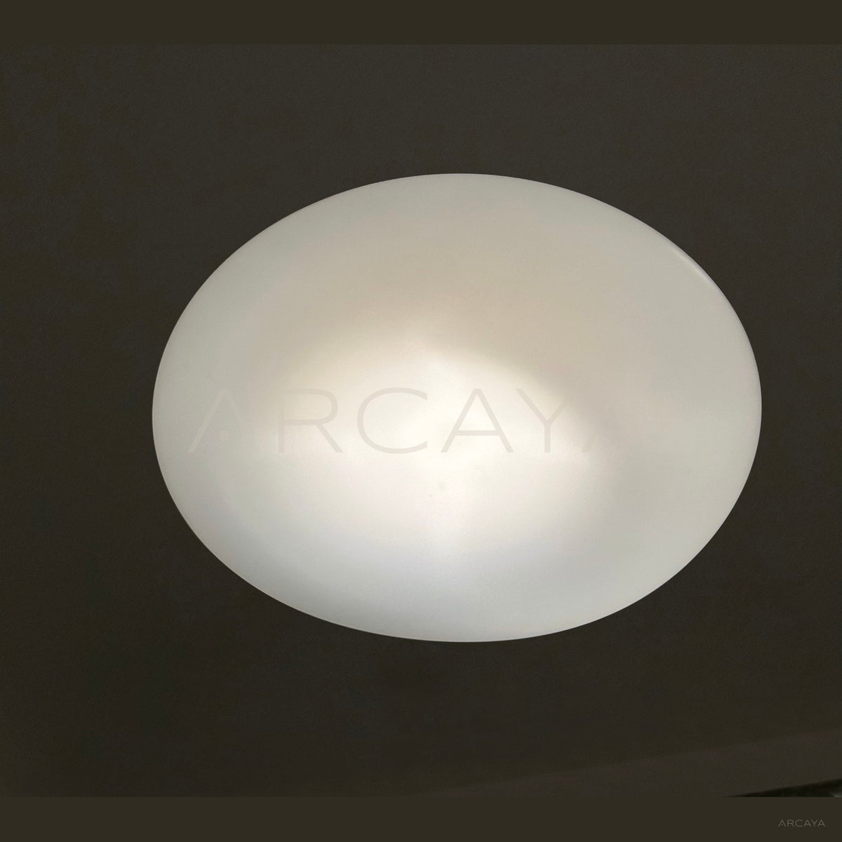 White Saucer Ceiling Light 96065 in detail