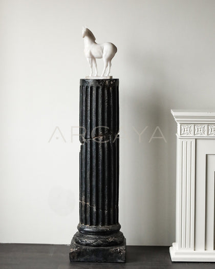 Mid Century Roman Column Pedestal - scene