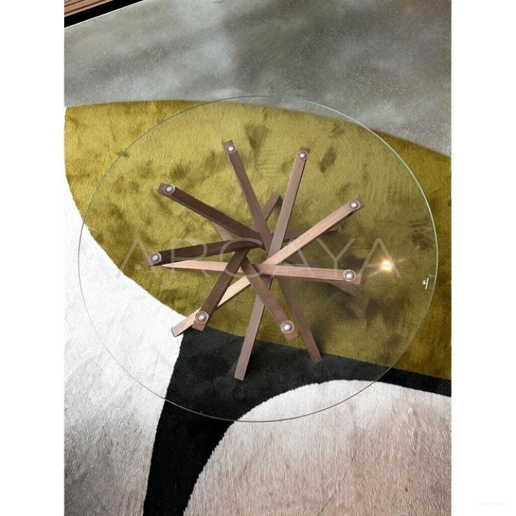 Jeaek Star Round Coffee Table in detail