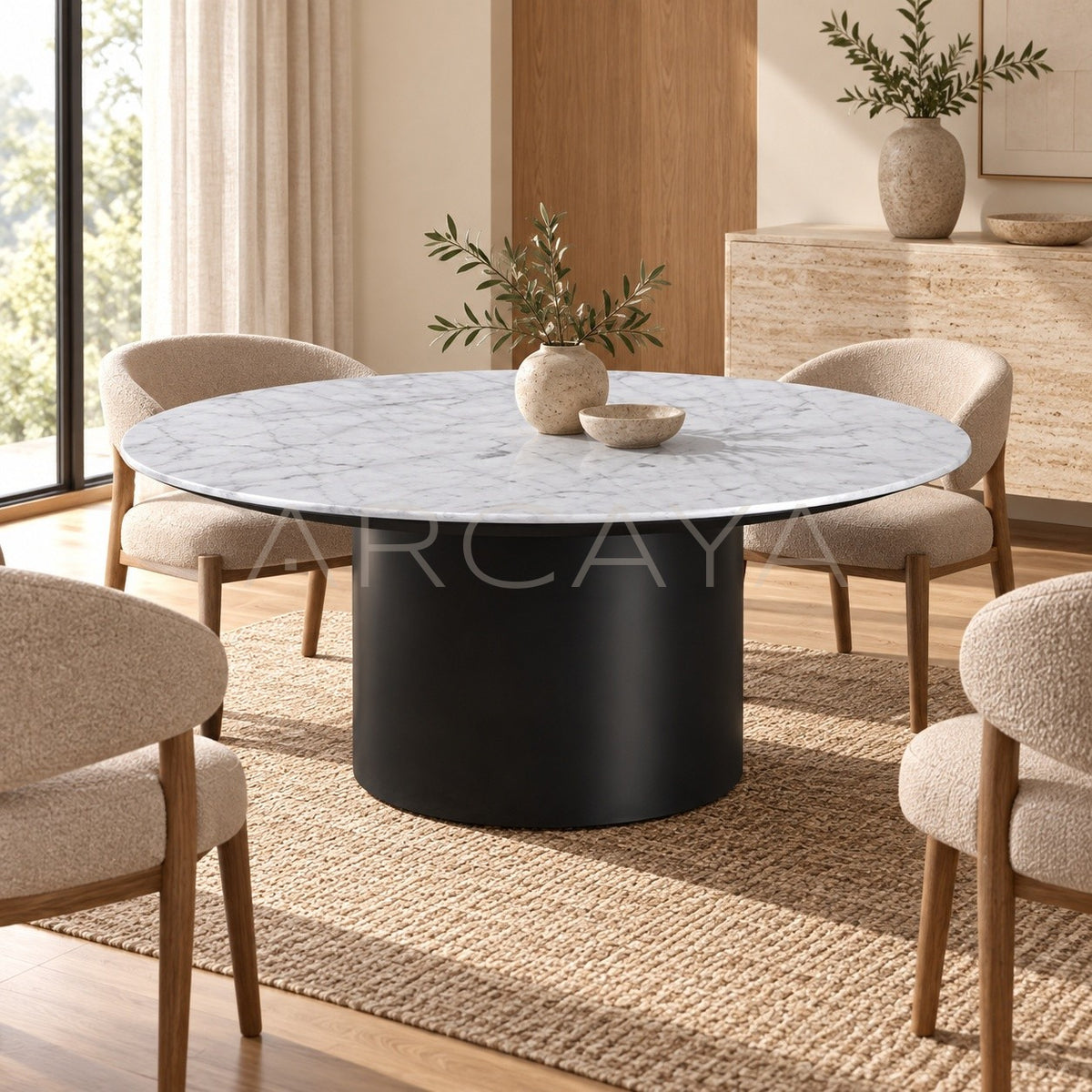 Dining Table T 117C D in detail