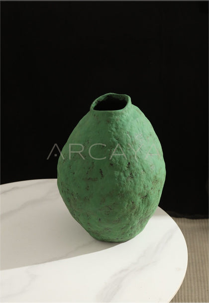 Wabi Sabi Hand Thrown Large Jar Vase - scene
