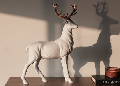 Elk Sculpture Art Ornament - scene