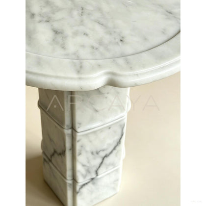Aston Xubaisheng Stone Bone Side Table - scene