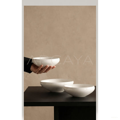 Sunxun Collab Hand Thrown Rolled Edge Bowl - scene