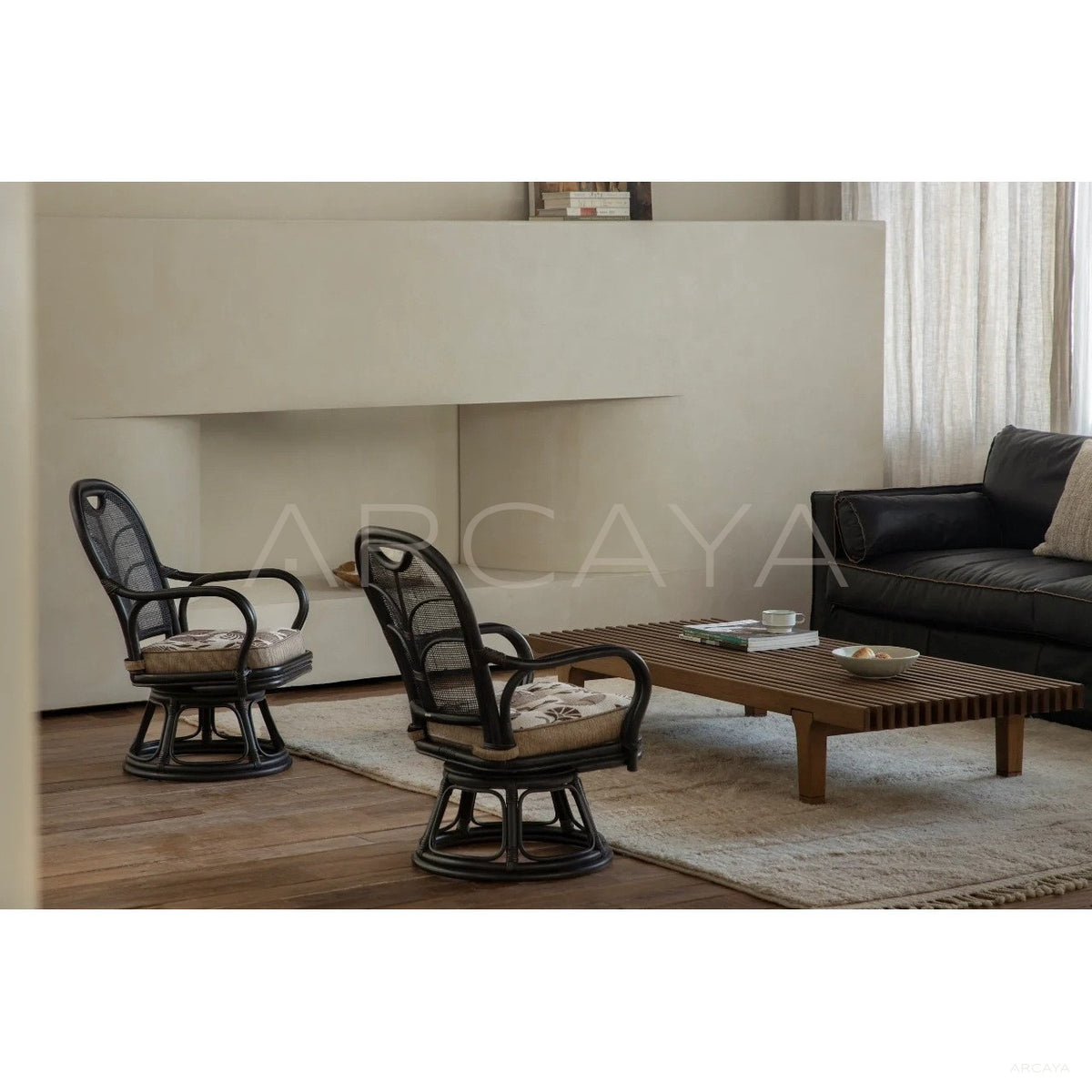 Zen Tea Room Lounge Chair in detail