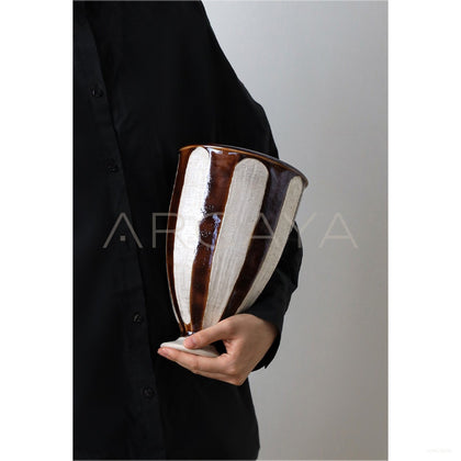 Dadan Silver Glaze Jingdezhen Wide Mouth Vase - scene