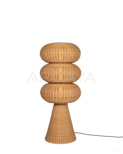 Rattan Floor Lamp New - scene