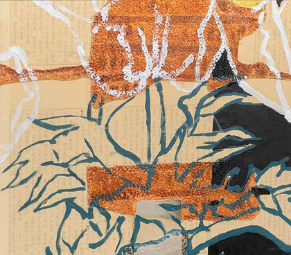 Mixed Media Wall Art 2411G0170 - detail