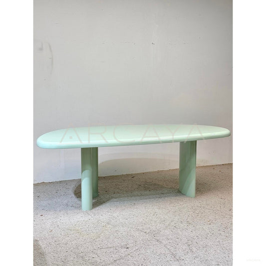 Custom Mango Desk Mint Green - scene