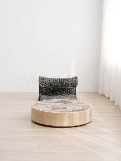 Yiduo Rattan Lounge Chair And Coffee Table - scene