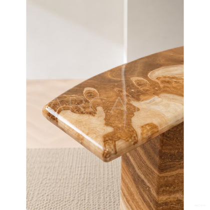 Persian White Jade Console Table - scene