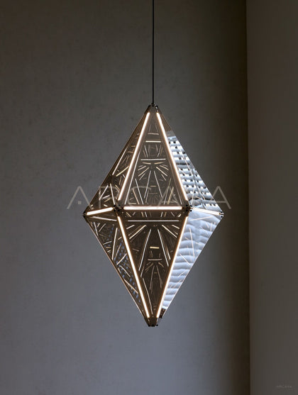 Prism Long Diamond Pendant Light 95372 - scene