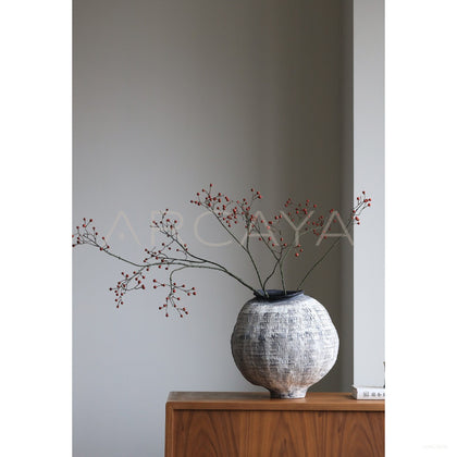 Jingdezhen Chinese Wabi Sabi Entryway Vase - scene