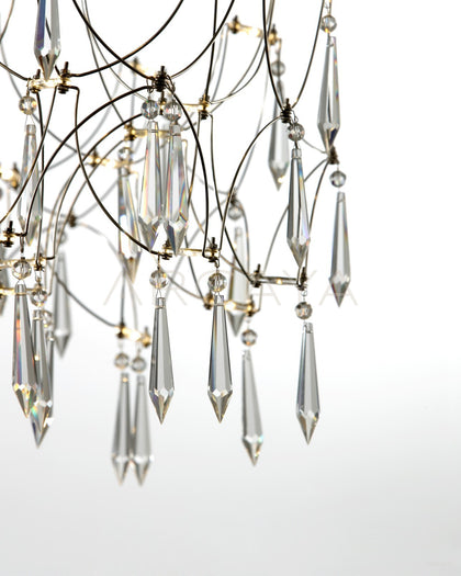 Crystal Chain Web Pendant Light 97244 - scene