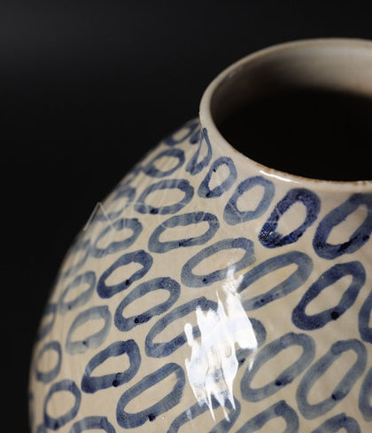 Dadan Jingdezhen New Chinese Wabi Sabi Jar Vase - scene
