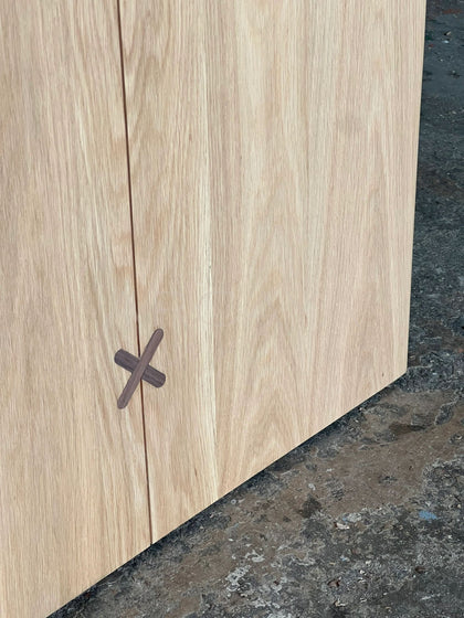 Josei White Oak Solid Wood Table - detail