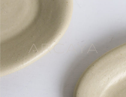 Amu Collab Chinese Oval Ceramic Plate - scene