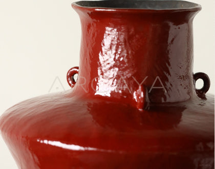 Dadan Chiyun Hand Thrown Double Ear Vase - scene