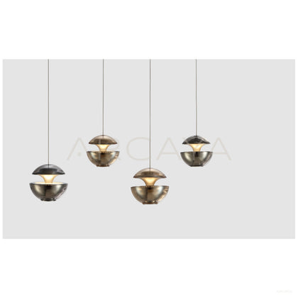 Gold Floating Globe Pendant Light 97179 - scene