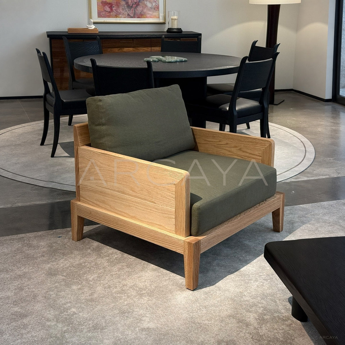 L002 Kade Wood Lounge Chair - main