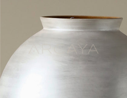Dadan Silver Glaze Art Ceramic Vase - scene