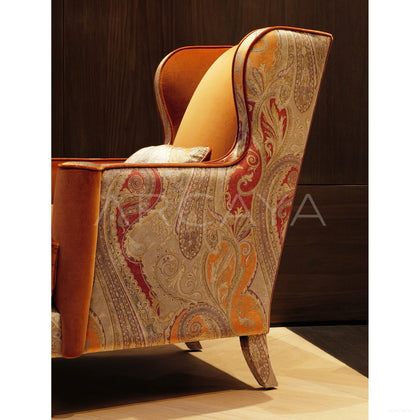 Legacy 28 Single Sofa Golden Orange - scene