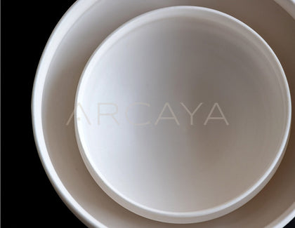Amu Collab Folded Edge Ceramic Soup Bowl - scene