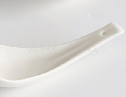 Rongbai Collab Minimalist Leaf Spoon - scene