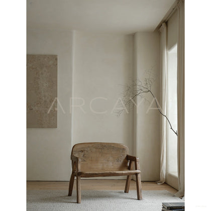 Weathered Wood Tree Chair - scene