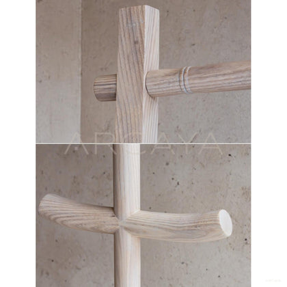 Haozi Woven Clothes Rack — Coat Racks - scene