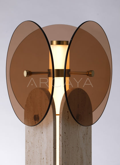 Amber Three Wing Table Lamp 21955 - scene