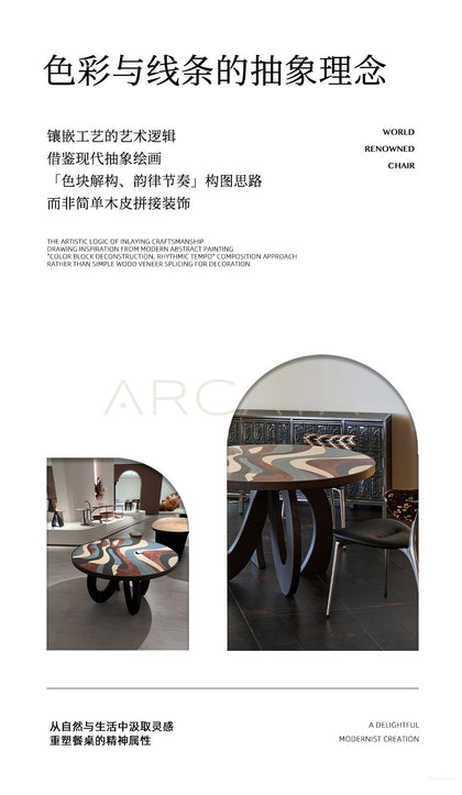 Flowing Symbiotic Art Round Table - scene