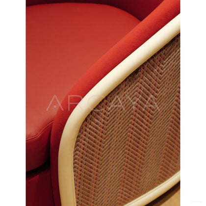 New Year Red Handmade Armchair - scene