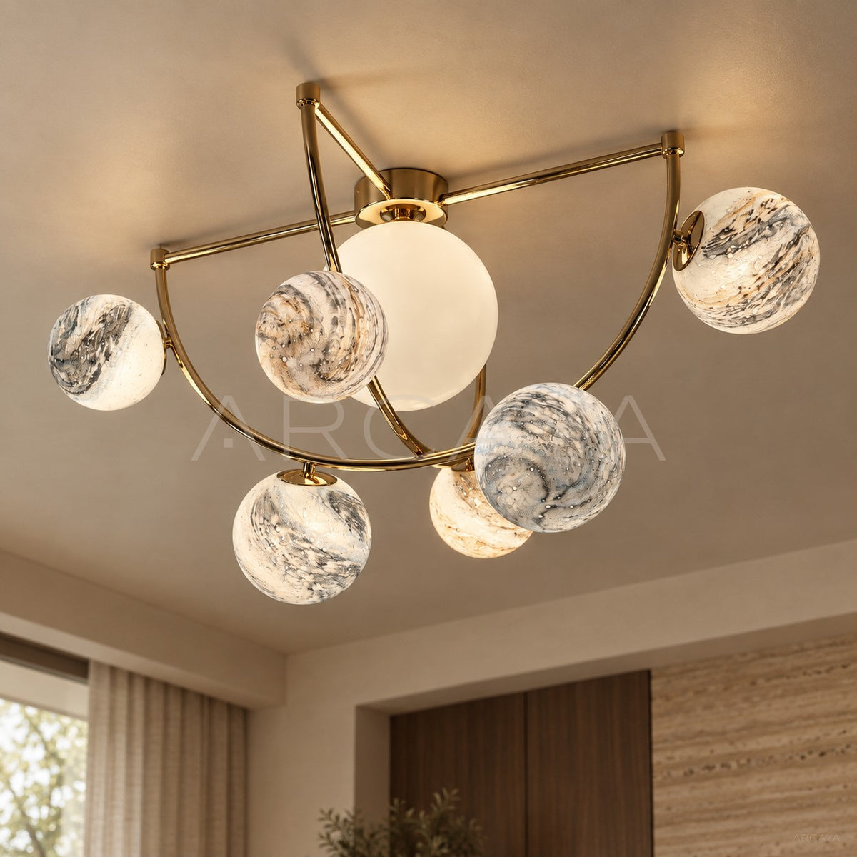 Stone Planet Ceiling Light 60184 - main
