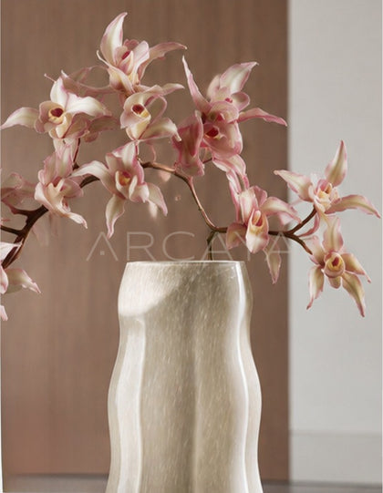 French Mid Century Glass Vase - scene