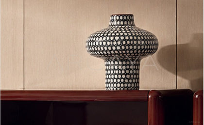 Dadan Plaid Ceramic Vase Dining - scene