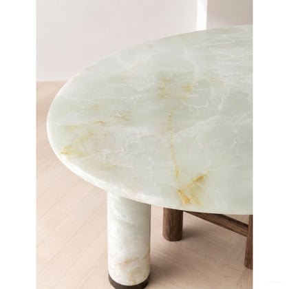 Sengu Jade Stone Dining Table - scene