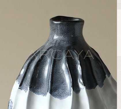 Hand Thrown Wabi Sabi Ceramic Vase - scene