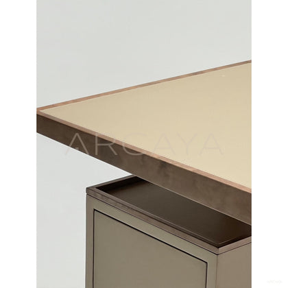 Italian Irregular Curved Executive Desk - scene