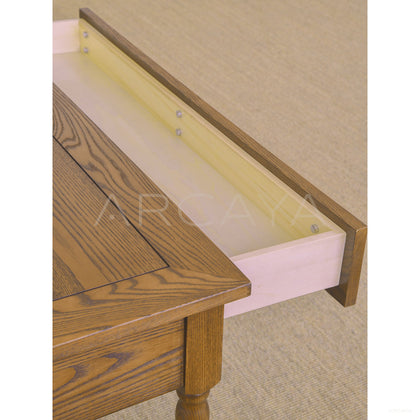 Mid Century Old Money Small Desk - scene