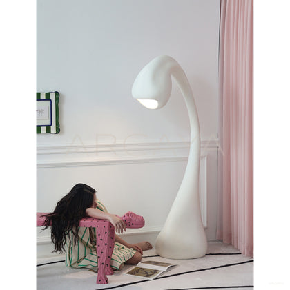 Organic Curve Lamp — Table Lighting - scene
