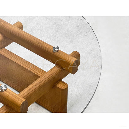 Villa Tempered Glass Coffee Table - scene