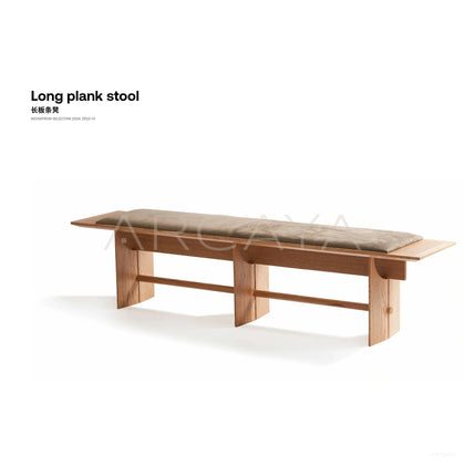 Arch Bridge Long Slat Bench - scene