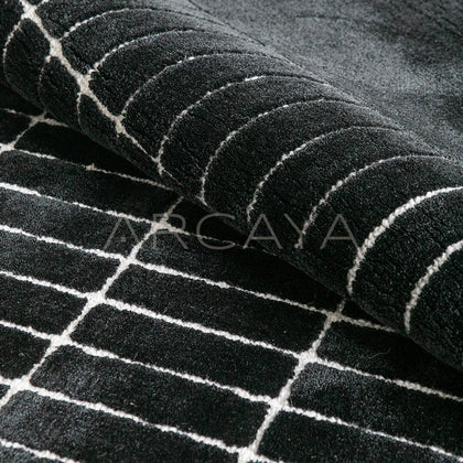 Italian Minimalist Tweed Rug - scene
