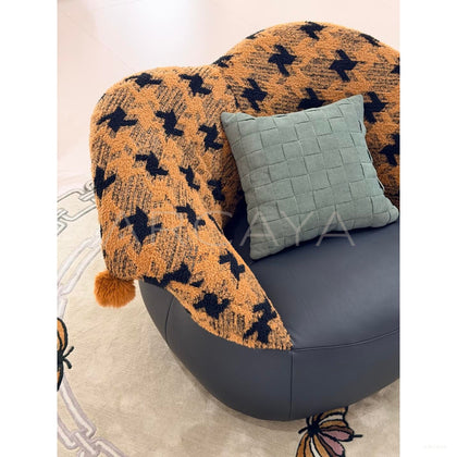 Mid Century Single Lounge Chair - scene