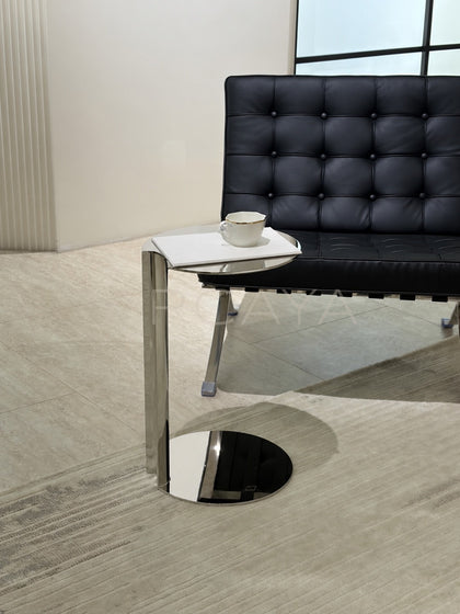 Lawrence Sofa Matching Side Table - scene