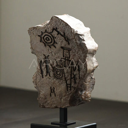 Mid Century Roman Fresco Sculpture - main