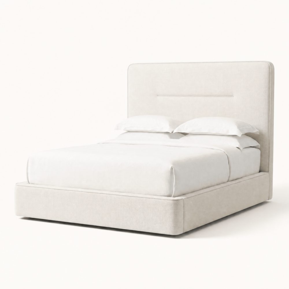 Shelter Upholstered Platform Bed Frame
