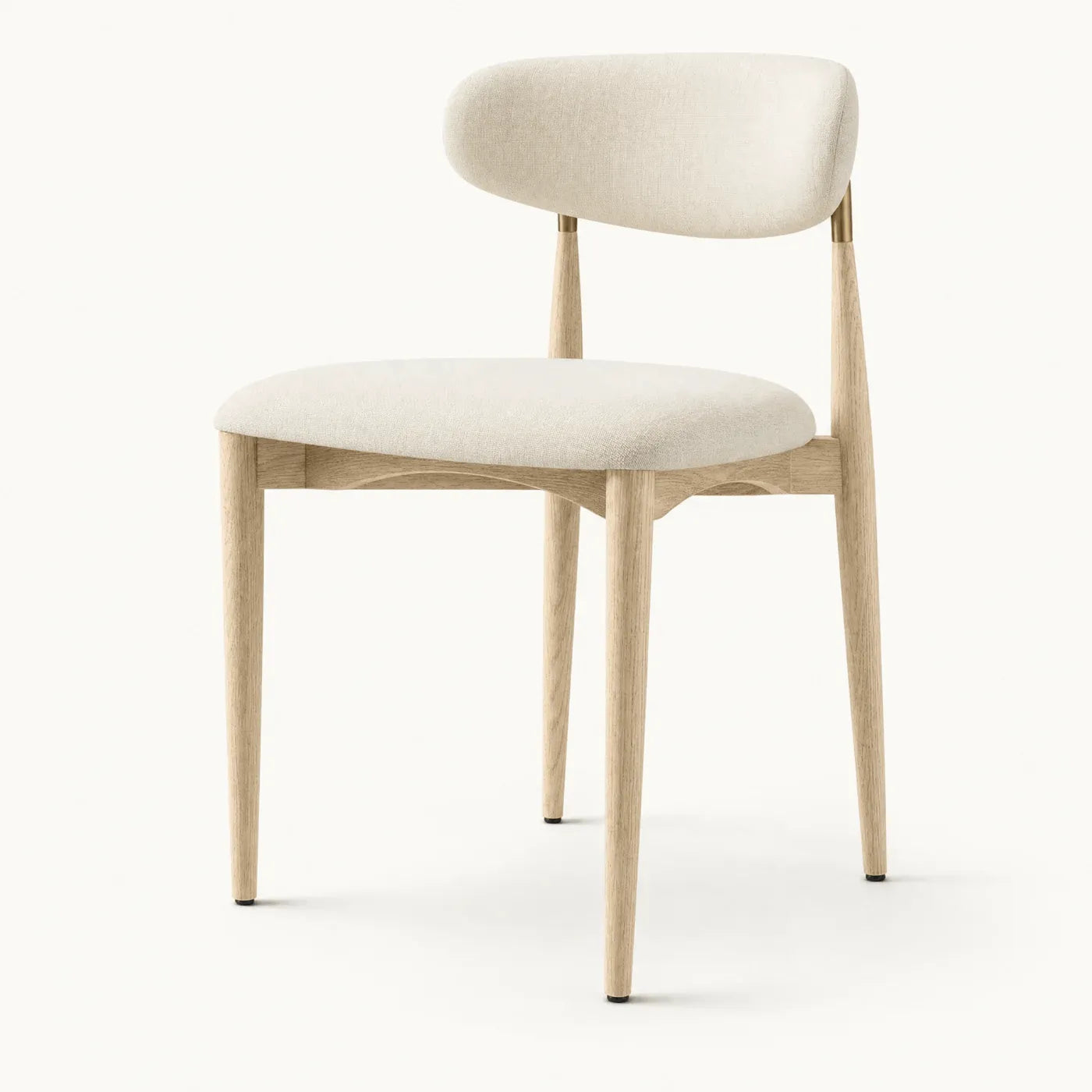 Noelle Linen Oval Back Dining Chair