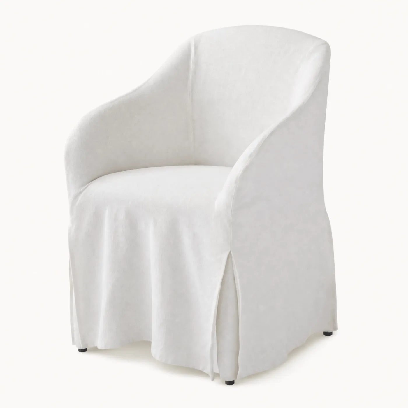 Ivory Slipcover Dining Armchair